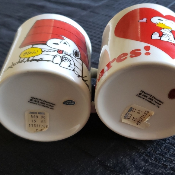 Snoopy and Woodstock Coffee Mugs. - Picture 6 of 8
